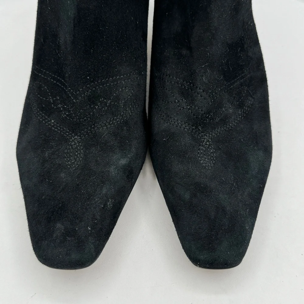 Sam Edelman Taryn Western Womens Ankle‎ Bootie Size 8 Color Black NEW